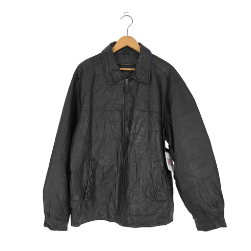 セントジョンズベイ STJOHNS BAY 90S leather 裏地キルティング レザースウィングトップ メンズ LT