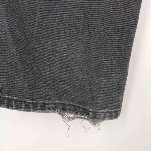 トミージーンズ tommy jeans メキシコ製 後染めブラック ロゴパッチ デニム ペインターパンツ メンズ 29/32