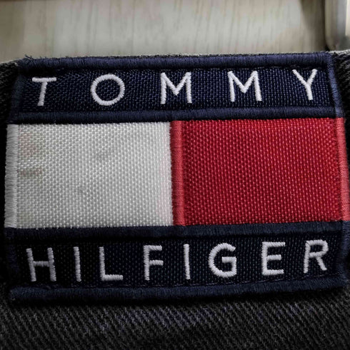 トミージーンズ tommy jeans メキシコ製 後染めブラック ロゴパッチ デニム ペインターパンツ メンズ 29/32