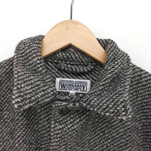 エンジニアードガーメンツ Engineered Garments WORKADAY USA製 ツイード シャツ ジャケット メンズ JPN:XS