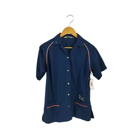 ヒルトン HILTON 70S USA製 ボウリングシャツ メンズ US:38