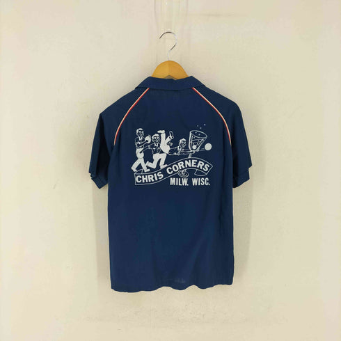 ヒルトン HILTON 70S USA製 ボウリングシャツ メンズ US:38