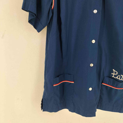 ヒルトン HILTON 70S USA製 ボウリングシャツ メンズ US:38