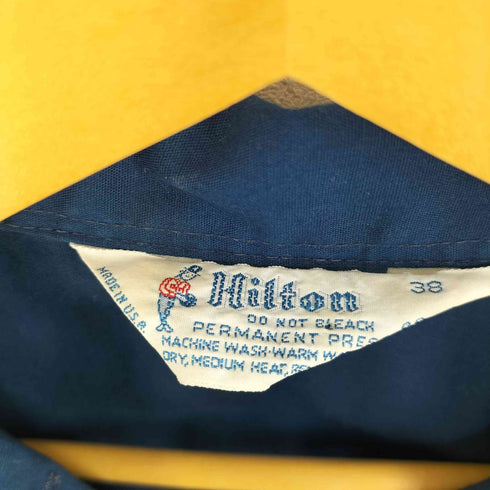 ヒルトン HILTON 70S USA製 ボウリングシャツ メンズ US:38