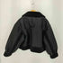 THINGS THAT MATTER IMITATION MOUTON CROPPED RIDERS JACKET ムートン クロップド ライダースジャケット レディース FREE