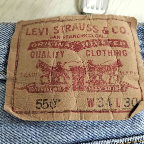 リーバイス Levis 00S LESOTHO 550 RELAXED FIT テーパードデニム メンズ 34/30