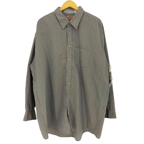 レッドキャップ RED KAP ギンガムチェック ポケット 長袖シャツ メンズ 3XL