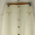 ナチュラルクチュール natural couture ストレッチツイル金釦スカート レディース JPN:L