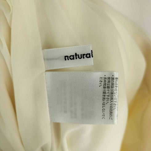 ナチュラルクチュール natural couture ストレッチツイル金釦スカート レディース JPN:L