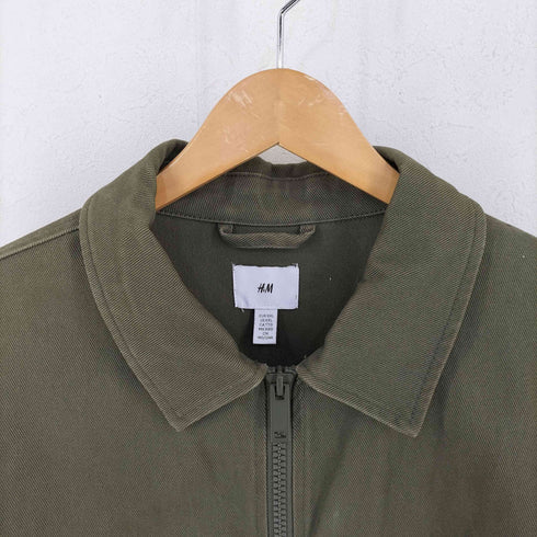 エイチアンドエム H&M コットン ツイルショート ジャケット メンズ import:XXL