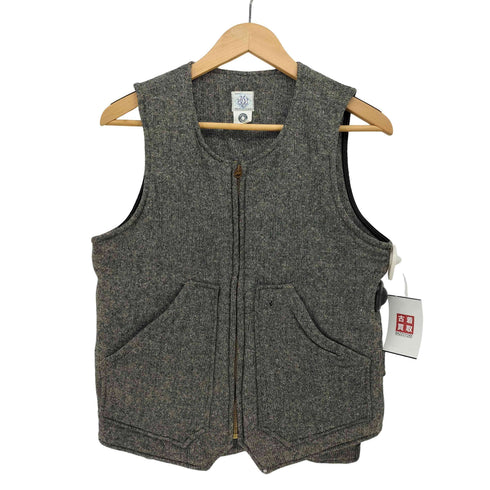 ポストオーバーオールズ POST OVERALLS USA製 NORTH WEST 2 ノースウェスト 2 ジップアップ ツイード ベスト メンズ JPN:XS