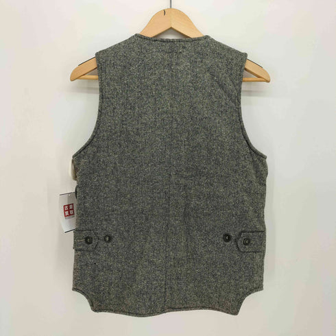 ポストオーバーオールズ POST OVERALLS USA製 NORTH WEST 2 ノースウェスト 2 ジップアップ ツイード ベスト メンズ JPN:XS
