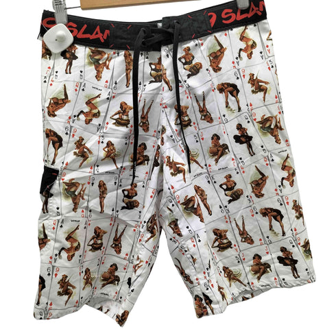 69SLAM 総柄 ハーフパンツ メンズ UK:32-33