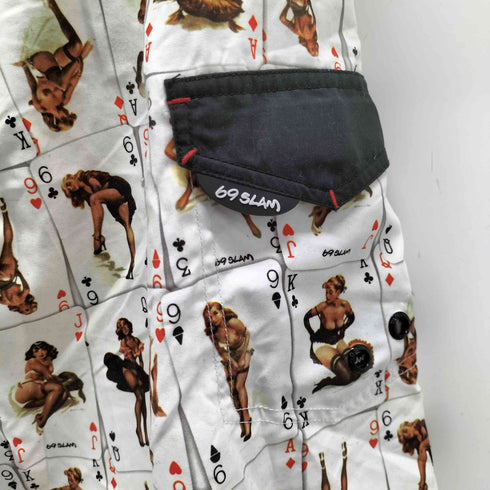 69SLAM 総柄 ハーフパンツ メンズ UK:32-33