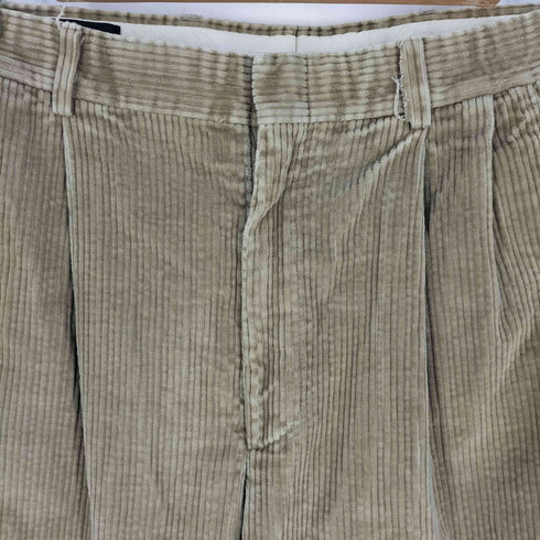 ブルックスブラザーズ BROOKS BROTHERS 90s USA製 太畝 2タック コーデュロイパンツ メンズ