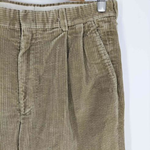 ブルックスブラザーズ BROOKS BROTHERS 90s USA製 太畝 2タック コーデュロイパンツ メンズ