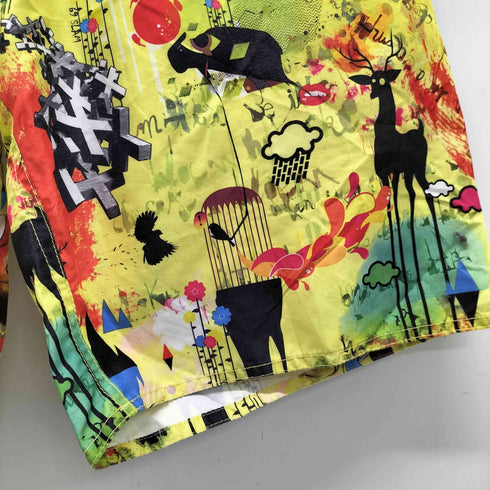 69SLAM 総柄 ハーフパンツ メンズ UK:32-33