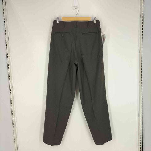 ワイズフォーメン Ys for men 80s 初期タグ ウールコットン ストライプ 2タックスラックス メンズ JPN:L