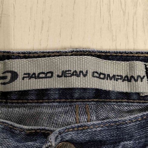 00S PACO JEANS ダメージ加工 バギーデニム メンズ 36×30