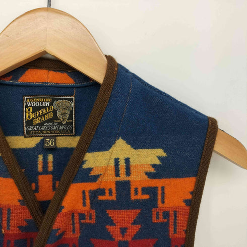 フリーホイーラーズ FREE WHEELERS BUFFALO BRAND GREAT LAKES GMT.MFG.CO SADDLEROCK VEST サドルロック ベスト メンズ 36