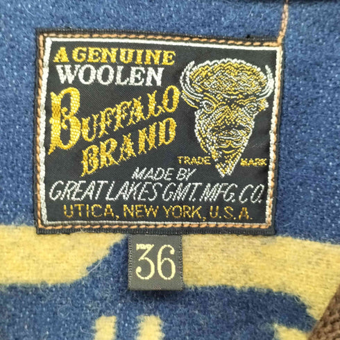 フリーホイーラーズ FREE WHEELERS BUFFALO BRAND GREAT LAKES GMT.MFG.CO SADDLEROCK VEST サドルロック ベスト メンズ 36