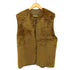 バブアー Barbour 80-90S 3ワラント A55 WARM PILE LINING ファー フリース ベスト メンズ C34/86CM