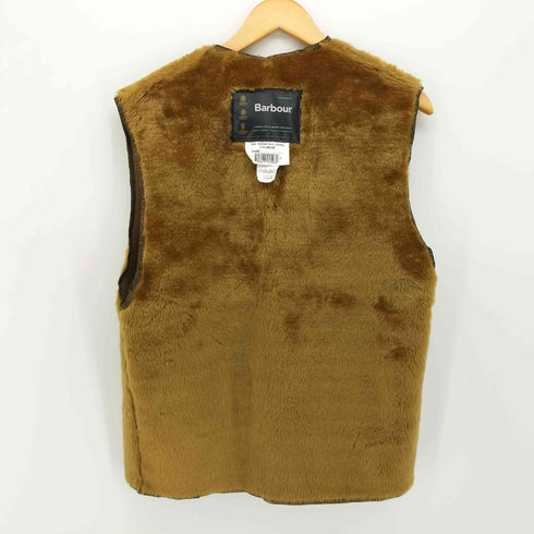 バブアー Barbour 80-90S 3ワラント A55 WARM PILE LINING ファー フリース ベスト メンズ C34/86CM