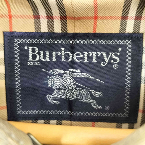 バーバリーズ BURBERRYS 裏地ノバチェック ステンカラーコート メンズ
