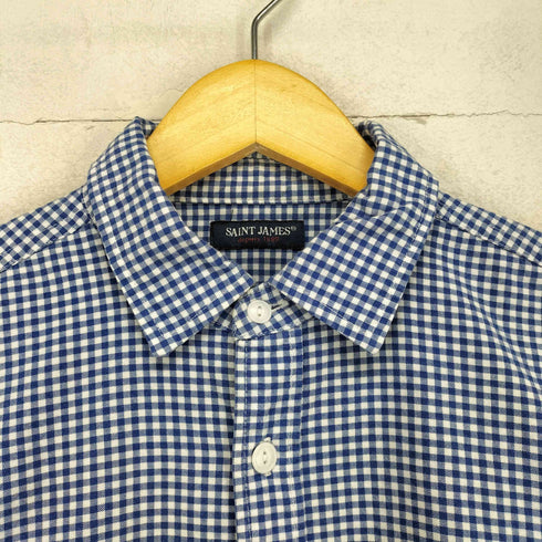 セントジェームス SAINT JAMES ギンガムチェックシャツ メンズ L