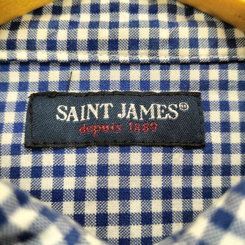 セントジェームス SAINT JAMES ギンガムチェックシャツ メンズ L
