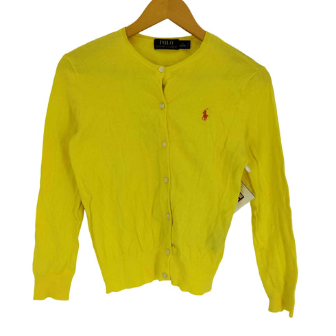 ポロラルフローレン POLO RALPH LAUREN ポニー刺繍 クルーネック カーディガン レディース import:S