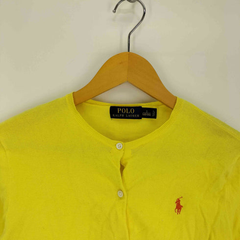 ポロラルフローレン POLO RALPH LAUREN ポニー刺繍 クルーネック カーディガン レディース import:S