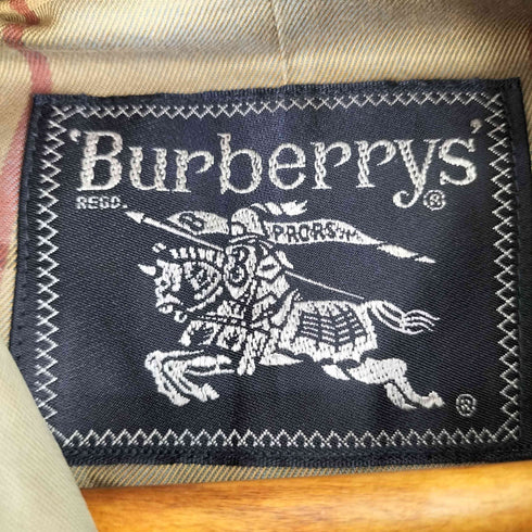 バーバリーズ BURBERRYS 裏地チェック ステンカラーコート メンズ