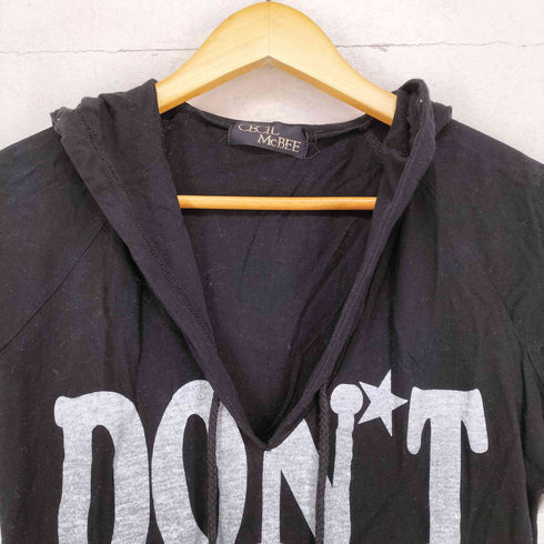 セシルマクビー CECIL McBEE Y2K スタッズ 星 ラメ 英文字 パーカー レディース JPN:M