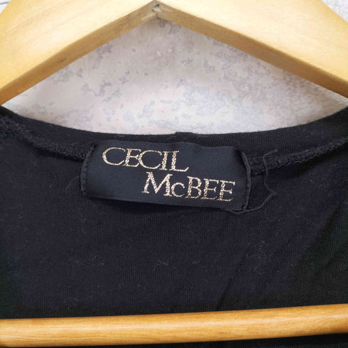 セシルマクビー CECIL McBEE Y2K スタッズ 星 ラメ 英文字 パーカー レディース JPN:M