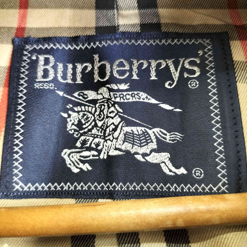 バーバリーズ BURBERRYS 裏地ノバチェック ステンカラーコート メンズ