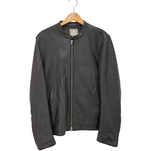 ナノユニバース NANO universe ラムレザーシングルライダースジャケット メンズ JPN:XL