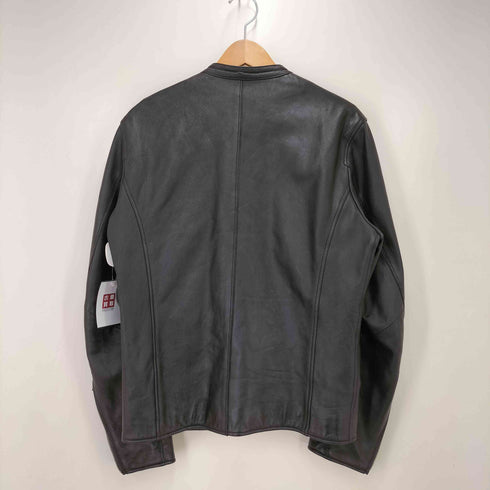 ナノユニバース NANO universe ラムレザーシングルライダースジャケット メンズ JPN:XL
