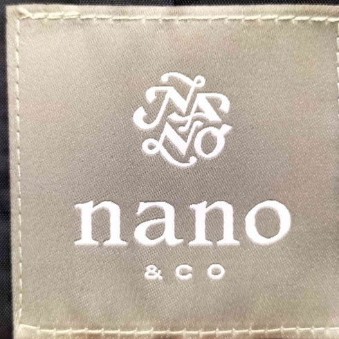 ナノユニバース NANO universe ラムレザーシングルライダースジャケット メンズ JPN:XL