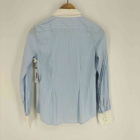 ラルフローレン RALPH LAUREN ポニー刺繍 ピンストライプ L/S レギュラーカラー シャツ レディース 160