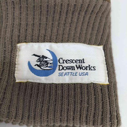 クレセントダウンワークス CRESCENT DOWN WORKS カモ 柄 ダウン ミトン グローブ メンズ
