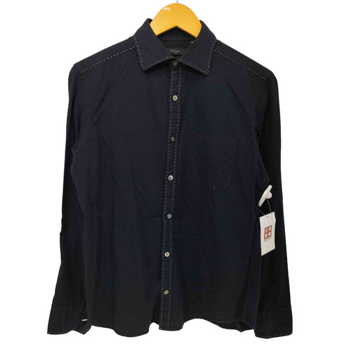 ポールスミスロンドン Paul Smith LONDON ドッド柄 ステッチデザイン 長袖シャツ メンズ import:M