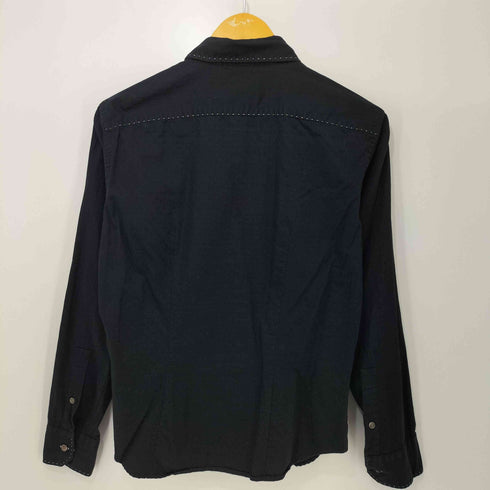 ポールスミスロンドン Paul Smith LONDON ドッド柄 ステッチデザイン 長袖シャツ メンズ import:M