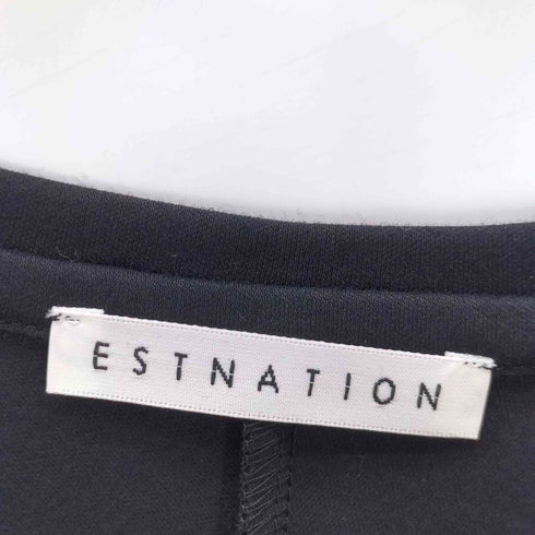 エストネーション ESTNATION シャーリングカットソーワンピース レディース JPN:38