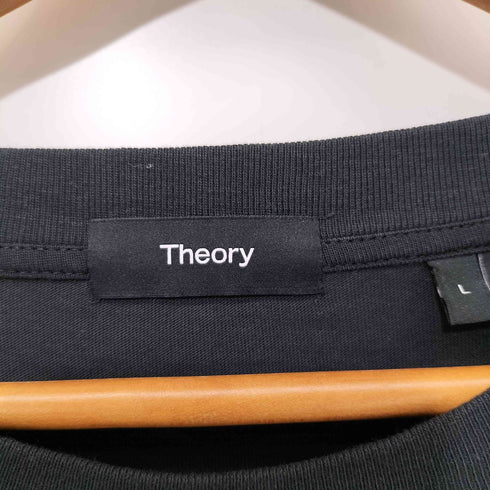 セオリー theory 23SS CO BLACKOUT RYDER TEE G フロント プリント S/S Tシャツ メンズ JPN:L