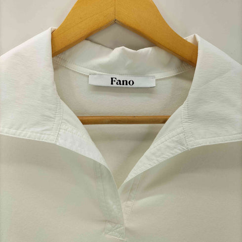 ファノストゥディオズ Fano Studios スキッパーポロカラー ドッキングロングワンピース レディース