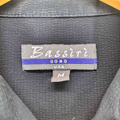 BASSIRI UOMO メタルボタンシャツ メンズ M