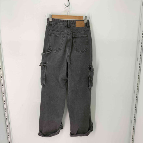 ワイド カーゴ デニム パンツ レディース