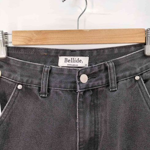 ワイド カーゴ デニム パンツ レディース