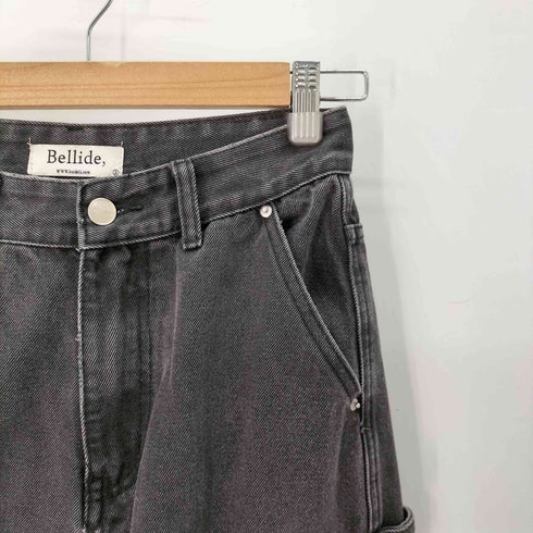 ワイド カーゴ デニム パンツ レディース